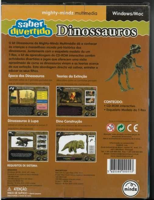 Dinossauros - Saber Divertido - Mighty-Mindz - Kit