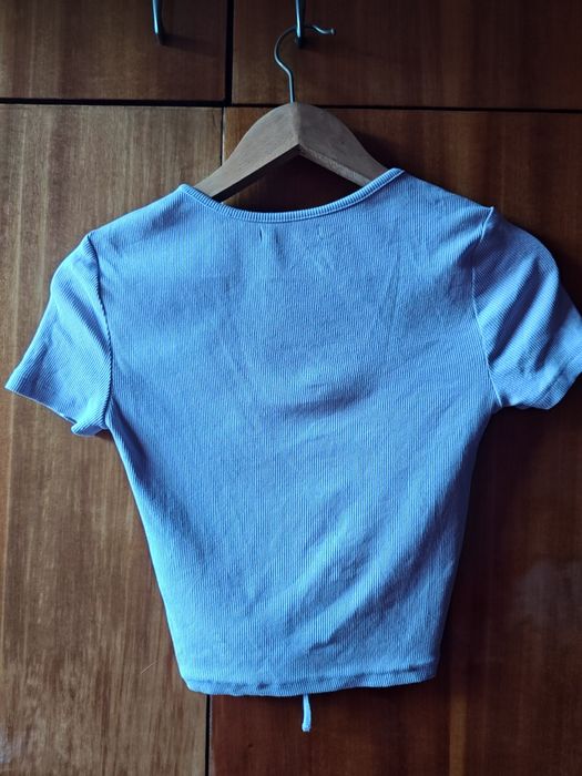 Crop top fioletowy damski rozmiar m