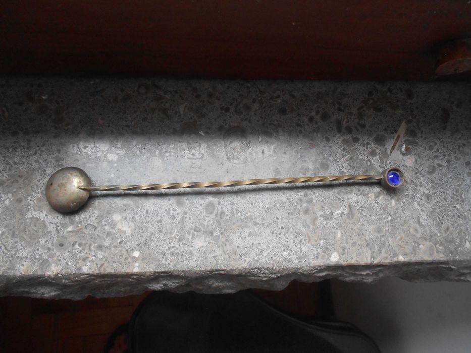 Antiga colher preparaçao em latão - bronze