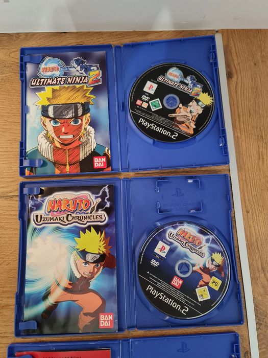 Naruto Ps2 gra  zestaw 3 gier komplet