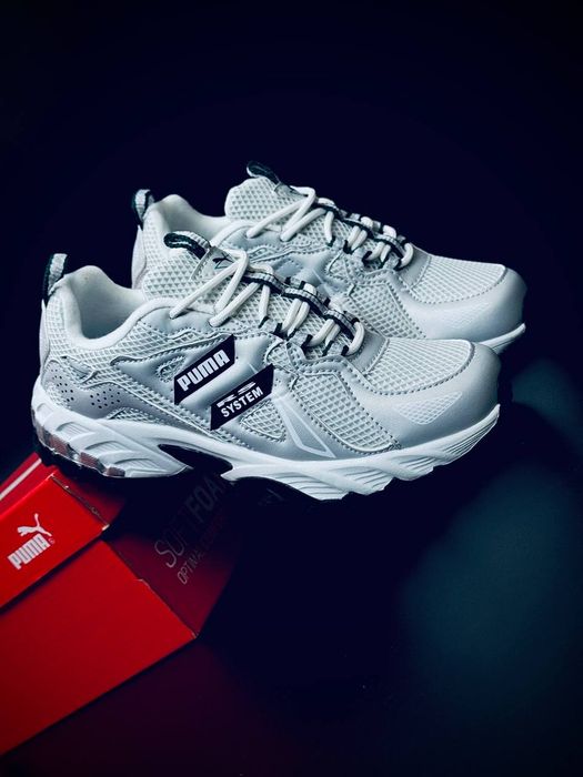 Puma шкіряні жіночі кросівки весінні / кожаные кроссовки пума женские