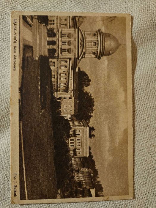 Stara pocztówka Lądek Zdrój z lat 50 tych
