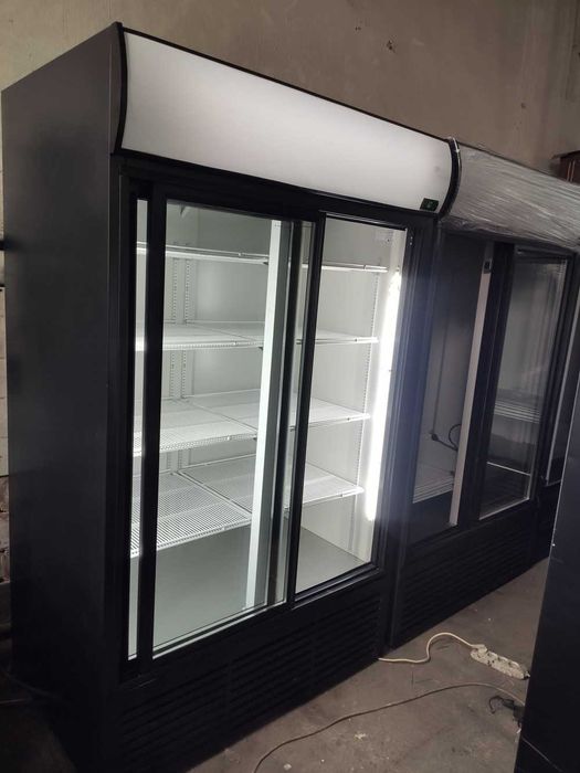 Холодильна шафа вітринна Klimasan S1300 Світло-сірий. Гарантія 2міс!