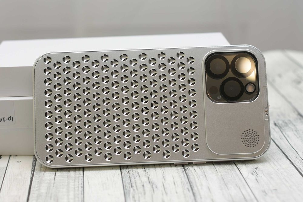 Противоударный алюминиевый топ чехол IPhone в стиле Mac Pro Magsafe