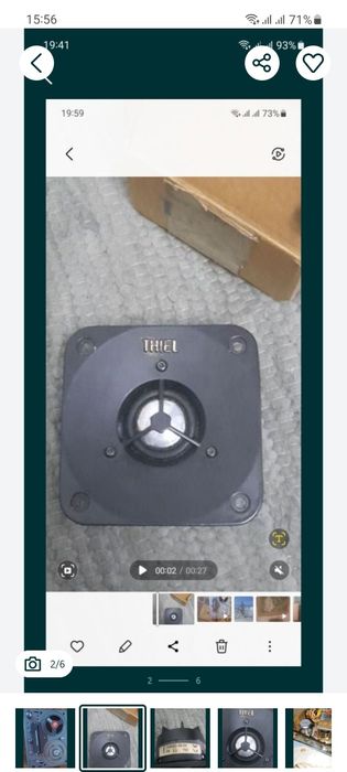 Thiel cs3.6динамикВ.Ч  tandberg 74b