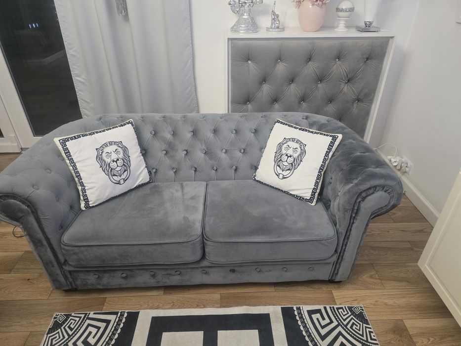 Zestaw Chesterfield Sofy