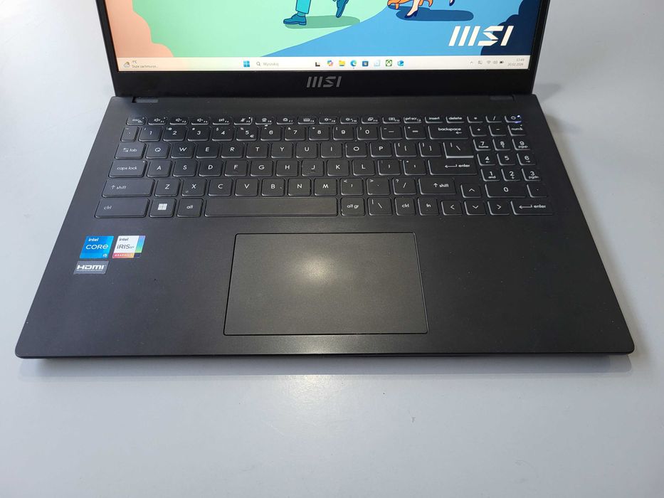 LAPTOP MSI MODERN 15 B11M I5-1155G7 8GB 512GB Windows 11