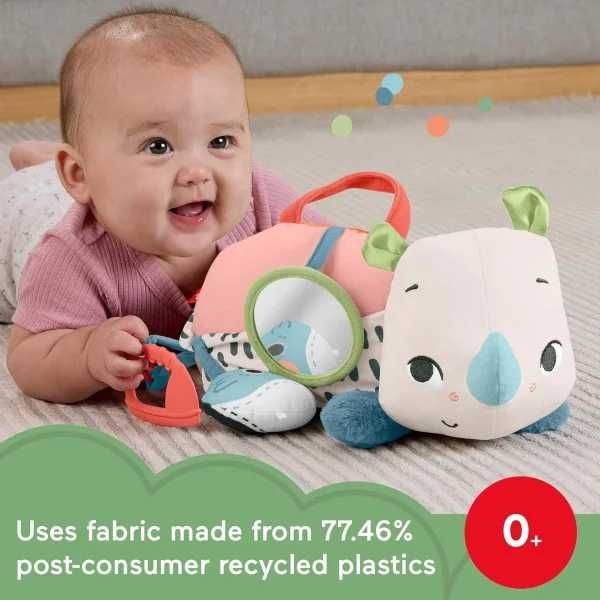 Іграшка Носоріг Фішер-Прайс Fisher-Price Tummy Time Rhino Plush HYR55