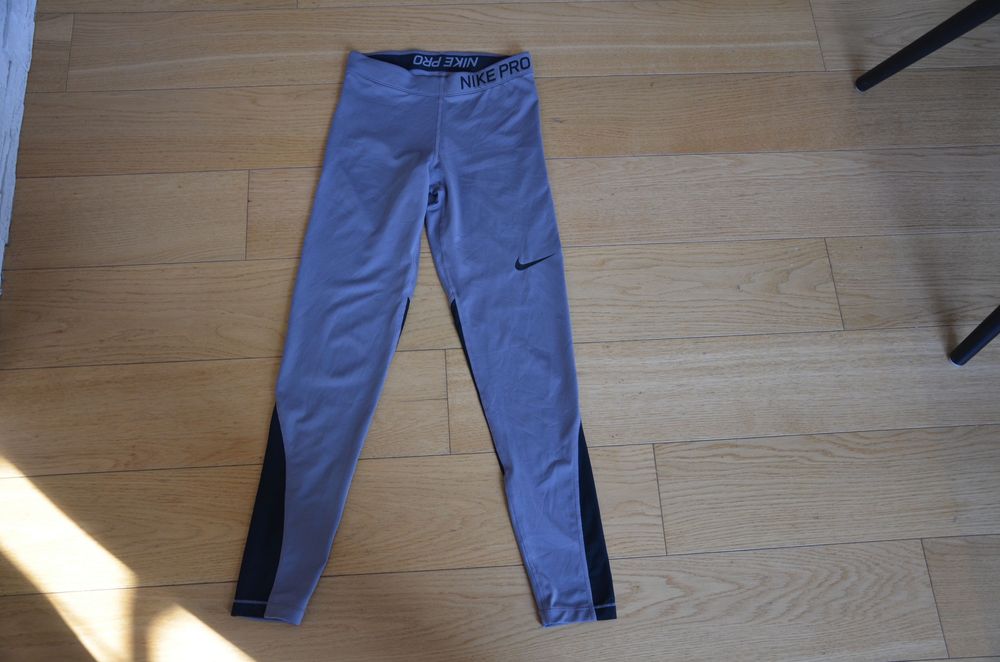 leginsy/getry Nike pro r. s szare