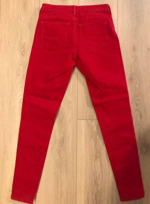 Spodnie Elie Tahari czerwone