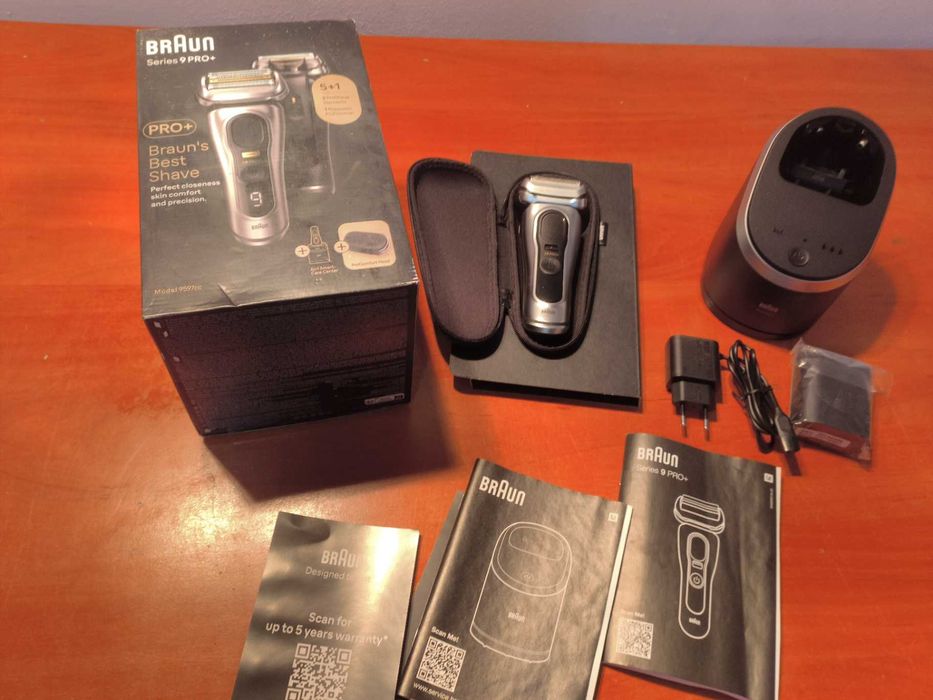 Braun Series 9 PRO+ model 9597cc silver nowa