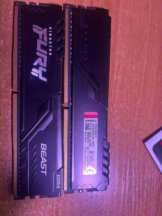 Оперативна пам’ять Kingston  DDR4-3200 16384MB  2x8192 KF432C16BBK2/16