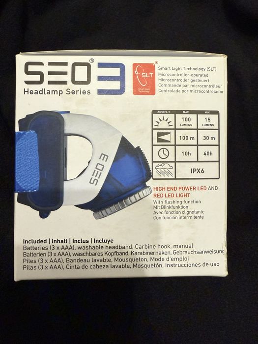 Налобний ліхтарик Led Lenser SEO 3