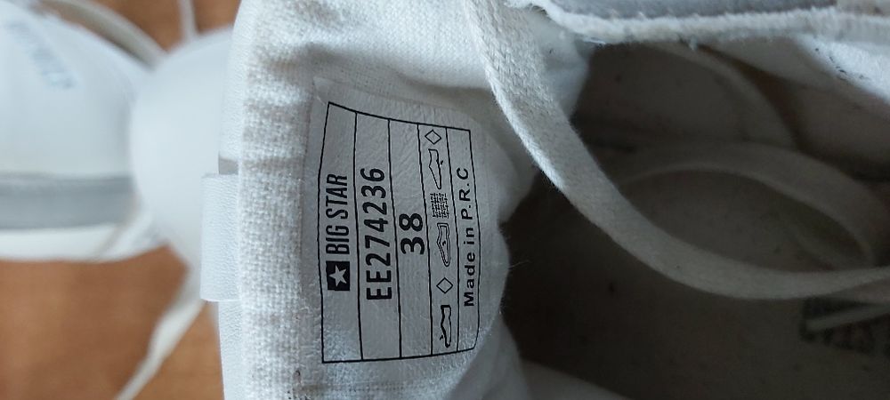 Big Star 38 white Star super wygodne piękny stan