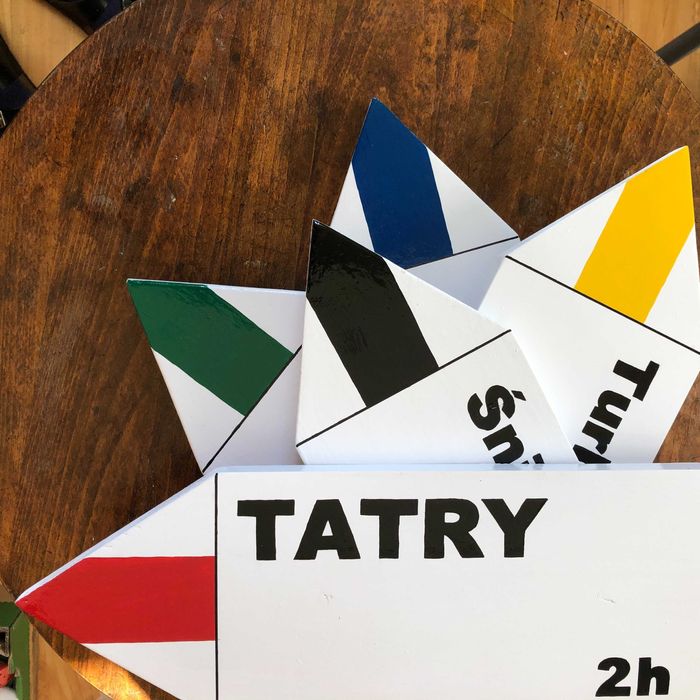 Drogowskazy górskie/ tabliczka