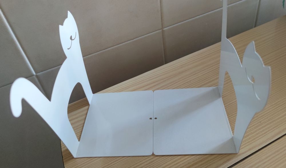 Par de suporte metálico para