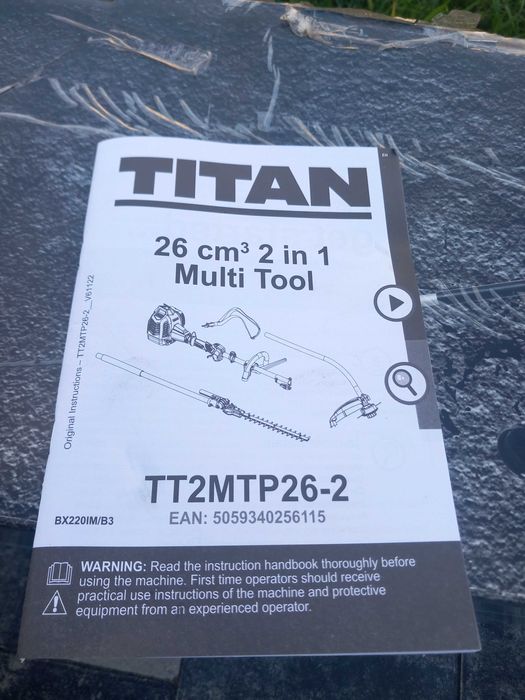 Kosa podkaszarka 2w1 Titan wielofunkcyjna nowa !!