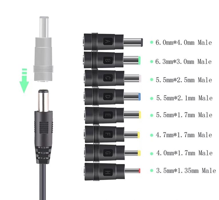 Кабель до роутера з перетворювачем на 12В або 9В