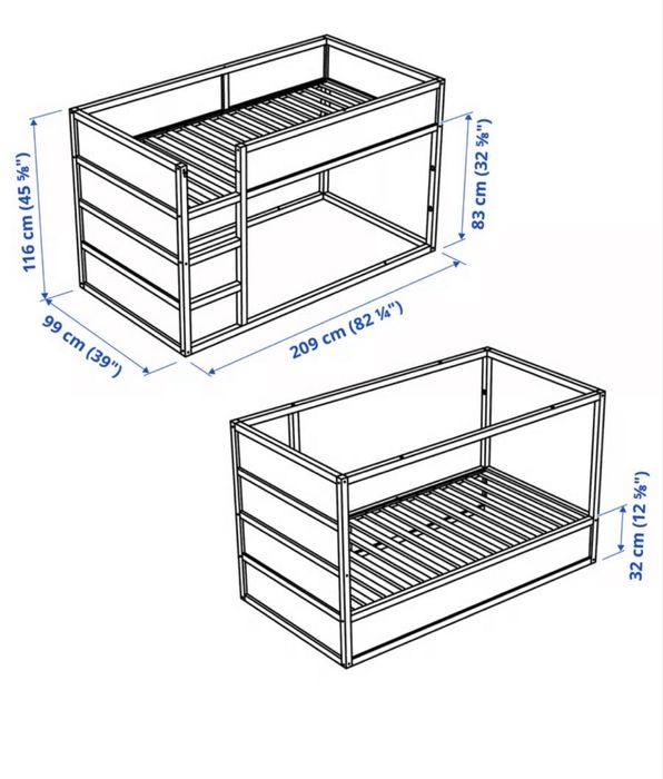 Cama reversivel ikea