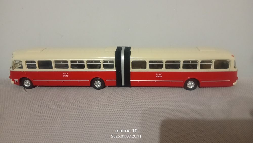 Nie Autosan tylko jelcz przegubowy AP-02 1/43 mex 272