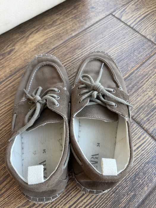 Еспадрільї, мокасина zara 34 розмір