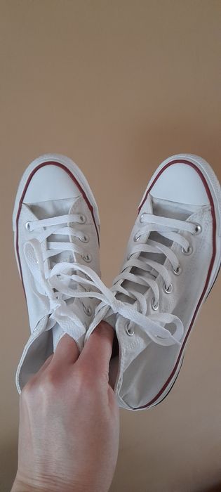 Białe wysokie Converse rozm. 38