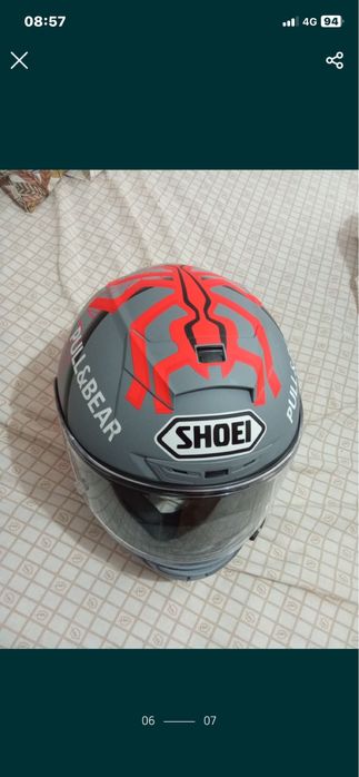 Capacete marca shoei novinho em folha apenas 1 mes de uso!!