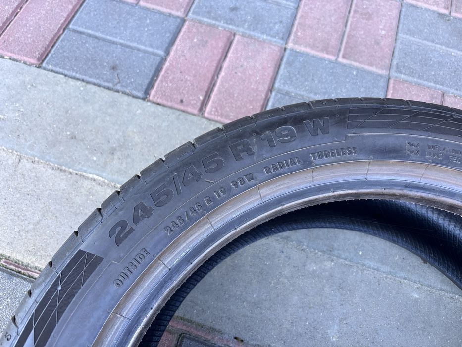 Pojedyncza sztuka Continental ContiSportContact 5 245/45 R19 r2018 5mm