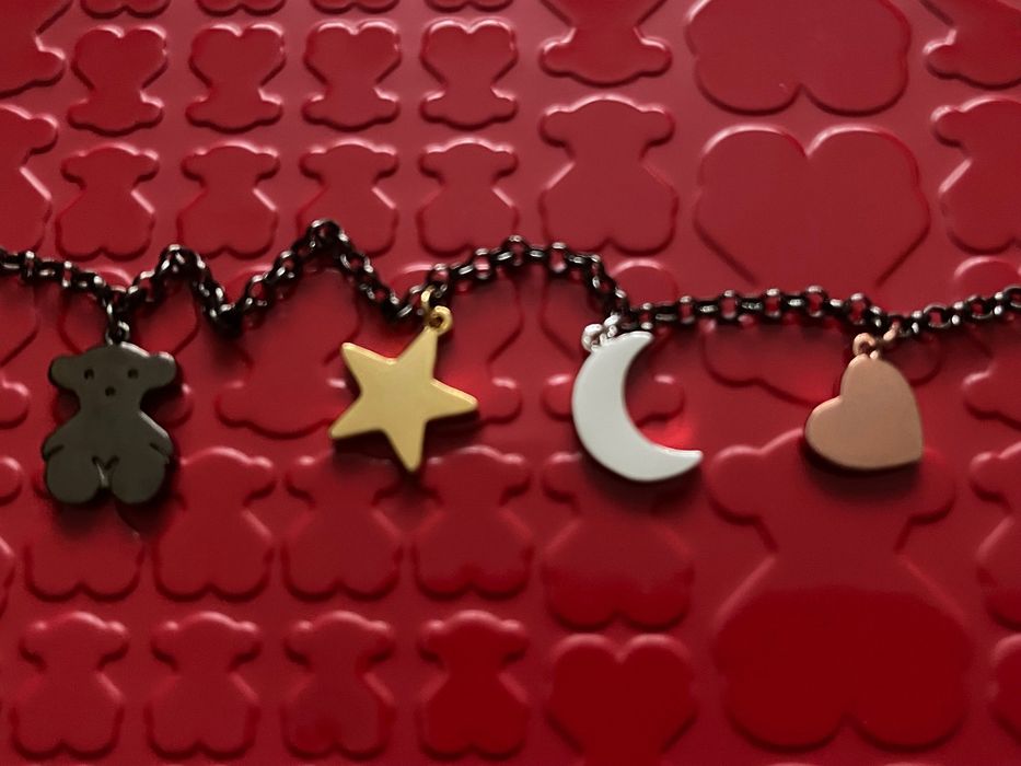 Tous Sweet Dolls naszyjnik z ciemnego srebra