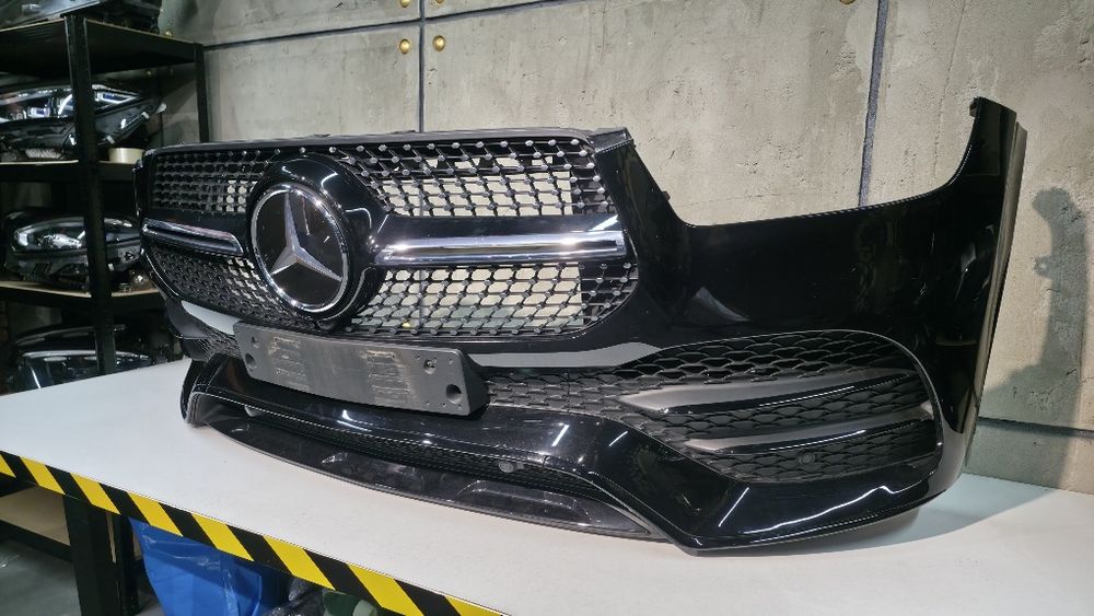 Mercedes GLE W167 AMG Black передній бампер оригінал Європа комплект 2020 2021 2022 2023