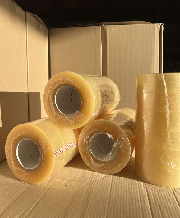 Скотч, стрічка самоклейка, скотч пакувальний 300м 500м