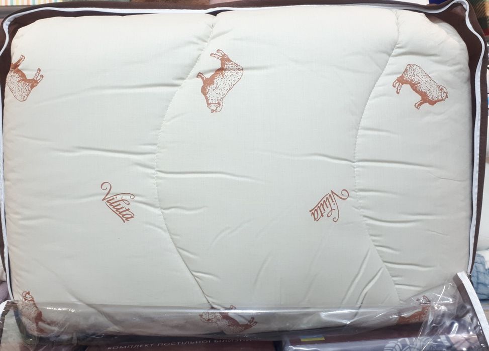 Одеяло VILUTA Шерстяное в Хлопковой ткани.Натуральное.Зимнее.Теплое.