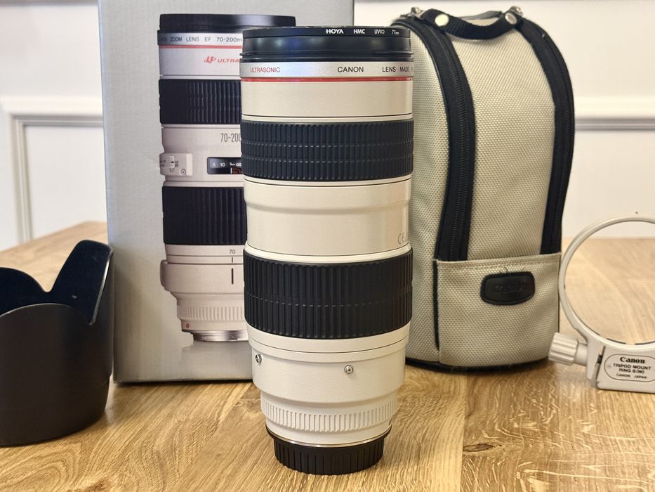 Canon EF 70-200mm f/2.8L USM | Pełen Komplet | Stan BDB