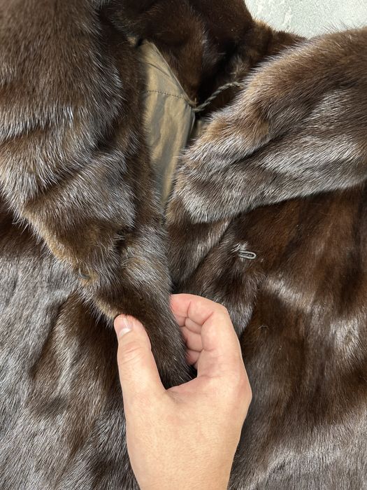 Rare Vintage SAGA Mink Royal Brown Full-Length Fur Lux Coat