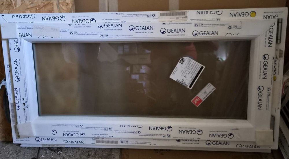 Okno białe PCV systemu Gealan