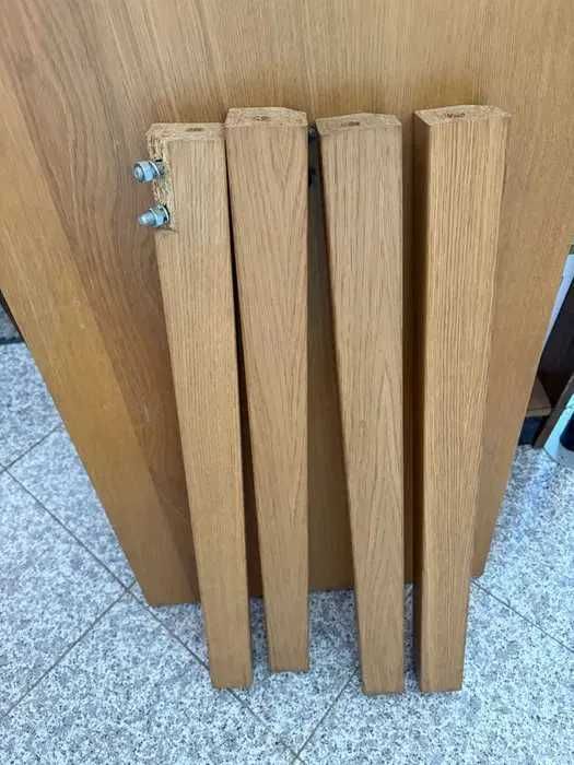 Mesa de cozinha extensível Bjursta Ikea