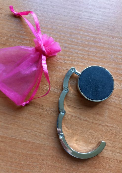 WIESZAK uchwyt NA TOREBKĘ do STOŁU stolika bardzo praktyczny