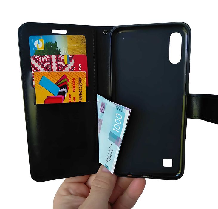 Чохол-книжка чорний на Samsung А36\а52\а53 Чехол портмоне на самсунг