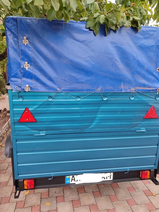 Продам двухосный прицеп 2.5*1.5 усиленный 2т грузоподъёмность