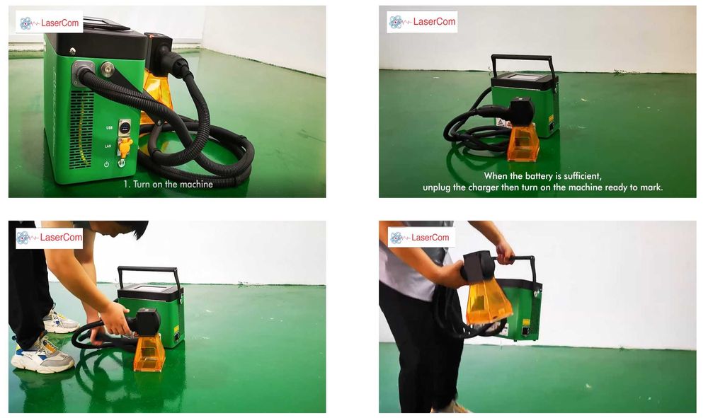 Laser fibra 20w portátil COM OU SEM BATERIA RECARREGÁVEL