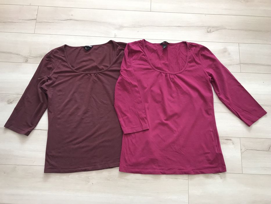 Футболка з четвертними рукавами, тонка кофта  H&M  роз. 48