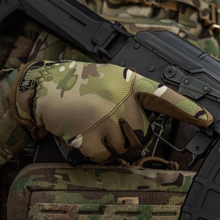 M-TAC рукавички SCOUT TACTICAL MK.2 шкіряні койот, мультикам