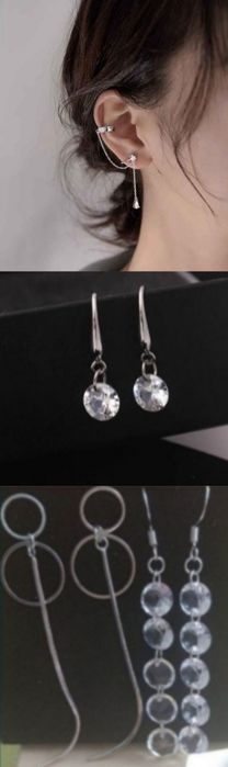 Срібні сережки, кафи 925 проби