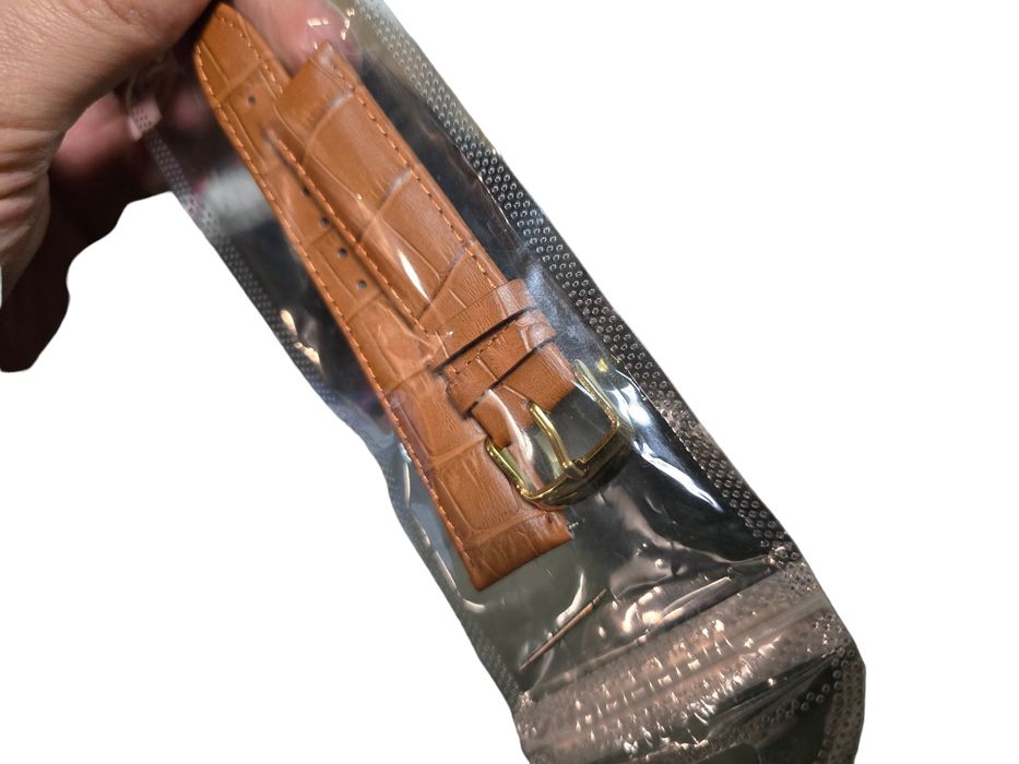 Nowy pasek do zegarka 20mm ze skóry + 2x teleskop