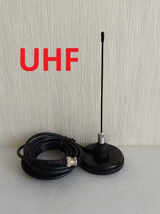 Антена автомобільна VHF для рації Моторола, на магнітній основі