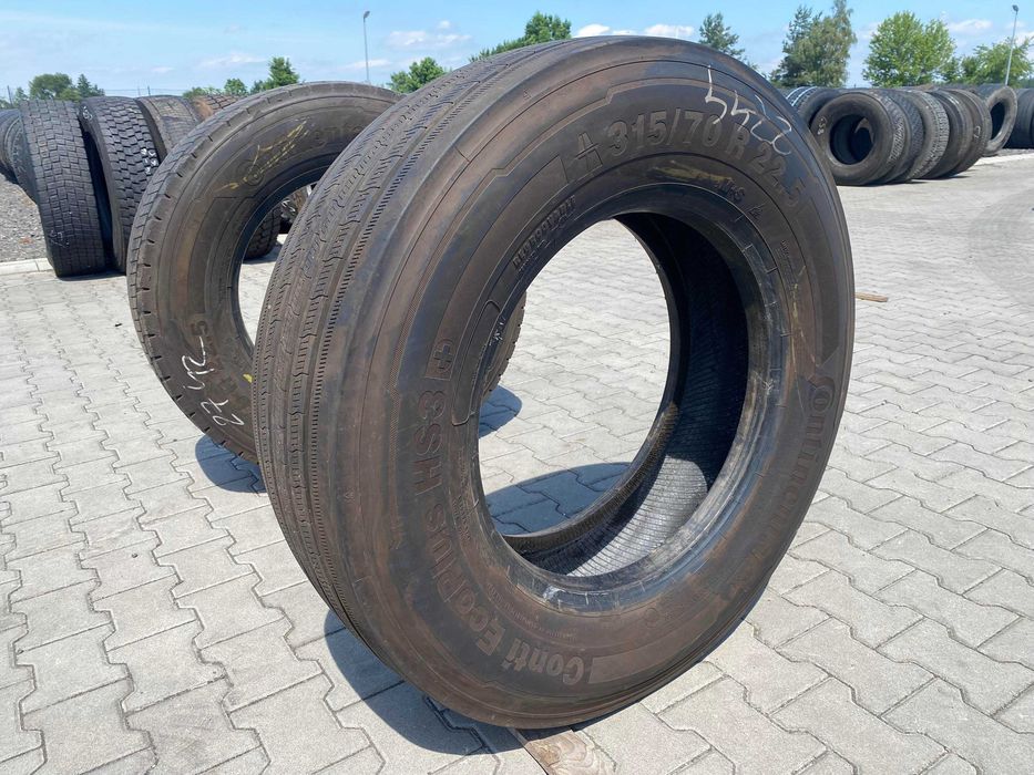 Opona 315/70R22.5 CONTINENTAL CONTI ECOPLUS HS3+ Przód 12-13mm
