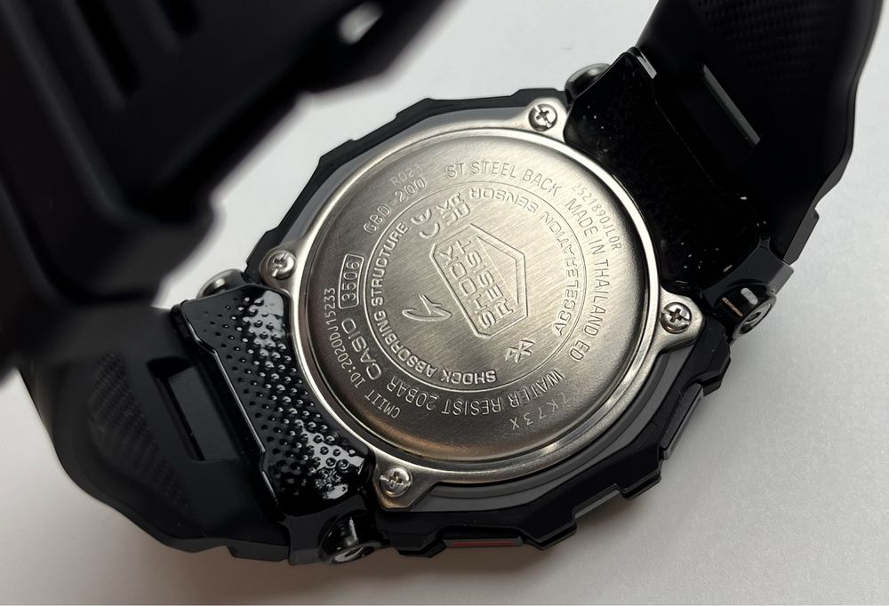 Casio gbd-200, касіо тактичні джі шок, протиударний годинник, g-squad