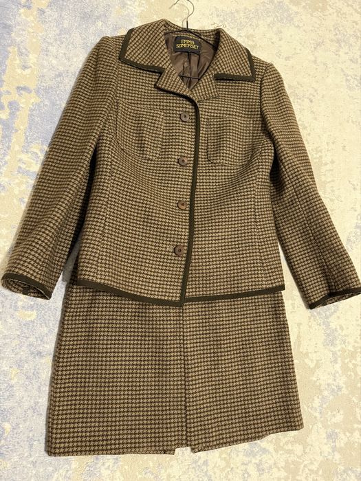 Стильний костюм з спідницею вовна, альпака S/M