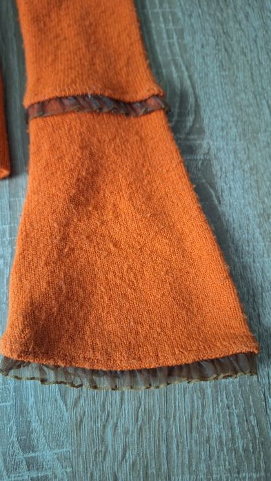 Sweter bluzka  pomarańczowy akryl  152