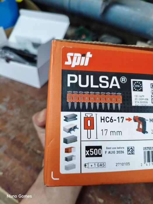 Pregadora betão spit pulsa p800
